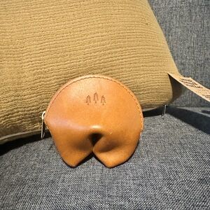 Portland Leather Fortune Cookie Coin Purse